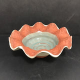 Vintage Retired Mackenzie-Childs "Evervolving" Ceramic Berry Bowl