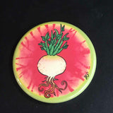 Rachel Feirman Radish Button Pin