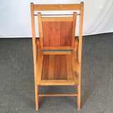 Vintage Craftsman Solid Maple & Pine Folding Chair