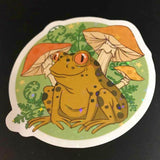 Rachel Feirman Holographic Toad & Toadstool Sticker