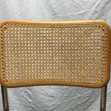 Vintage MCM Caned Cantilever Accent Chair