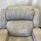 Contemporary Grey Upholstered Electric Recliner