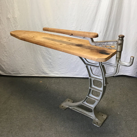 Vintage Industrial Cornell Cast Iron & Wood Ironing Board