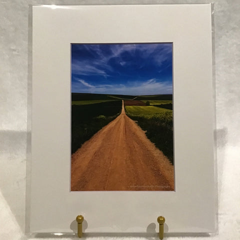 Alexa PM Photography Camino de Santiago Path, Spain 8x10 Matted Photo Print