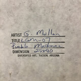 Signed Limited Edition "Pueblo Madonna" by G. Mullan