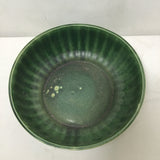 Vintage MC Cookson Pottery Green Ceramic Planter