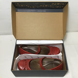 Dansko "Matilda" Red Vegan Leather Blockheel Mary Janes