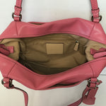 Coach Pink Leather "Peyton" Pocket Tote