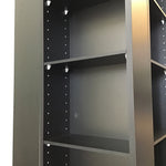 Hammacher Schlemmer Black Laminate Rotating CD/DVD Shelf