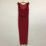 Vintage Elissa Red Velvet Maxi Dress