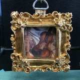 Lambs Wing Gold-Framed Art Print Keychain