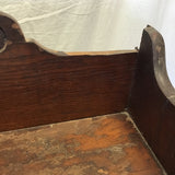 Vintage Solid Oak 5-Tier Shelf
