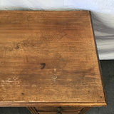 Vintage 4-Drawer Walnut Veneer Desk