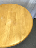 Modern Solid Tropical Wood Drop-Leaf Dining Table