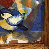 Eltimar Design Framed "Birdhouse" Mixed Media Artwork