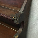 Vintage Solid Walnut 5-Tier Wall-Mounted Shelf