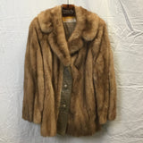 Vintage Barbatsuly Bros. Fine Furs Single-Breasted Mink Coat