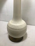 Vintage MC White Ceramic Table Lamp