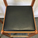 Pair of Danish Modern Benny Linden Design Solid Cherry Bar Stools