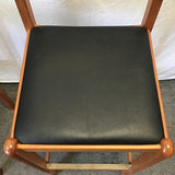 Pair of Danish Modern Benny Linden Design Solid Cherry Bar Stools