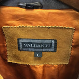 Vintage Valdanti Brown Leather Coat