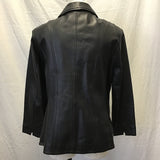 Vintage Covington Black Leather Coat