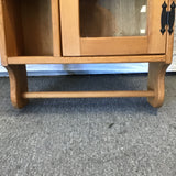 Vintage Solid Pine 3-Tier Wall Cabinet