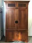 Vintage Mission Ethan Allen Solid Cherry Entertainment Cabinet