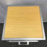 Modern Powell Grey Metal 1-Drawer 2-Tier Filing Cabinet