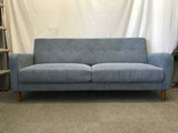 Contemporary MCM Mellow "Adair" Blue Heather 2-Cushion Sofa