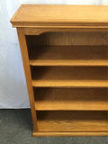 Vintage Craftsman Oak Veneer 5-Tier Shelf