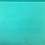 Vintage 1990's Eagle "Craftstor" Teal Sewing Tote