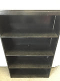 Craftsman Black-Painted Solid Oak 5-Tier Shelf