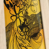 Eltimar Design Framed 5x7 "Fantasy Woman in Hat" Zentangle Inspired Art Print