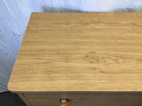 Modern Faux-Cherry Laminate 5-Drawer Chest of Drawers