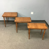 Set of Conant Ball Furniture Makers Rock Maple Nesting Tables