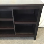 Modern Target Black-Stained Oak Laminate TV Stand
