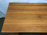 Modern Danish Modern Cherry Veneer 3-Drawer 3-Tier Kneehole Desk