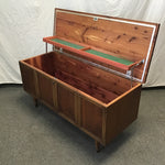 Vintage MCM Lane Walnut Veneer Cedar Chest