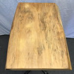 Modern Live Edge Solid Cedar Bar Table