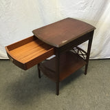 Vintage Ferguson Mahogany Veneer 2-Tier Night Stand