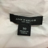Ann Taylor Pink Floral Midi Shift Dress