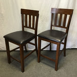Pair of Modern Mission Ashley Furniture "Ralene" Counter Stools