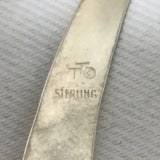 Vintage Modernist TT Sterling Silver Earrings