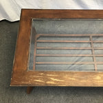 Modern 2-Tier Glass-Top Coffee Table