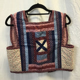 Vintage Handmade Quilted Vest