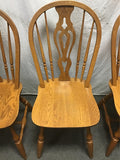 7pc Colonial Dinaire Oak & Laminate Dining Set