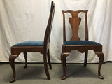 Set of 4 Vintage Federal Solid Cherry Dining Chairs