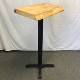 Modern Live Edge Solid Cedar Bar Table