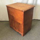 Vintage Craftsman Solid Cedar 1-Cabinet 1-Drawer Lift-Top Chest